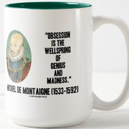ObSession Wellspring Genius Madness de Montaigne Tweekleurige Koffiemok