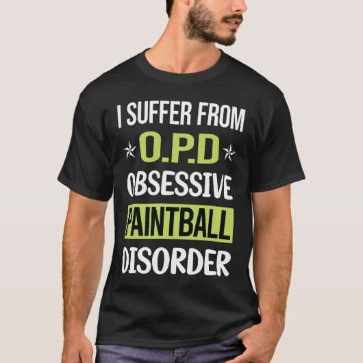 Obsessionele Liefde Paintball T-shirt (Voorkant)
