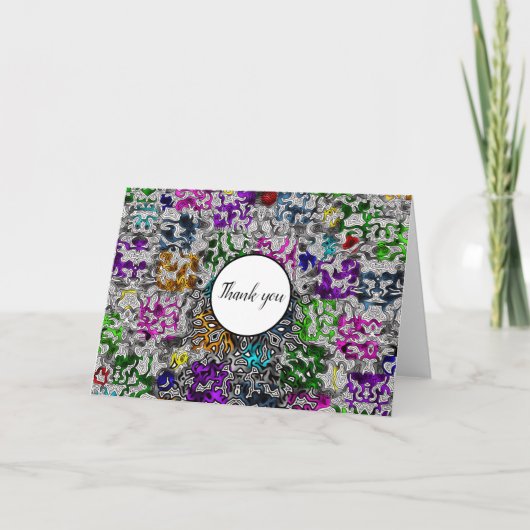 Obsessive Behavior Bedankkaart (Voorkant)