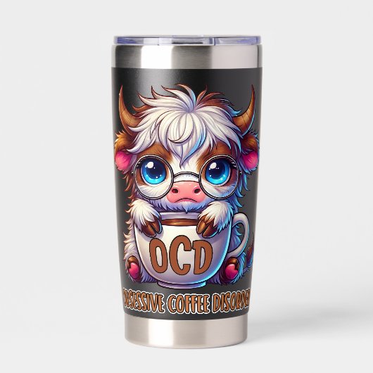 Obsessive Coffee Disorder Geïsoleerde Drinkbeker (Voorkant)