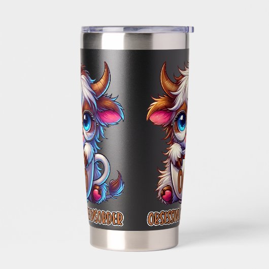 Obsessive Coffee Disorder  Geïsoleerde Drinkbeker (Links)