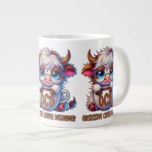 Obsessive Coffee Disorder  Grote Koffiekop (Voorkant rechts)