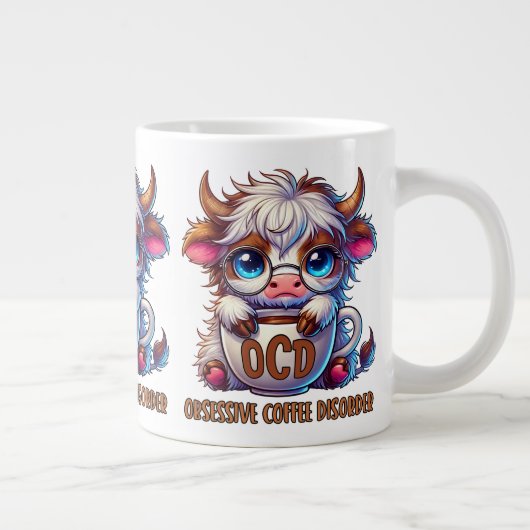 Obsessive Coffee Disorder  Grote Koffiekop (Rechts)