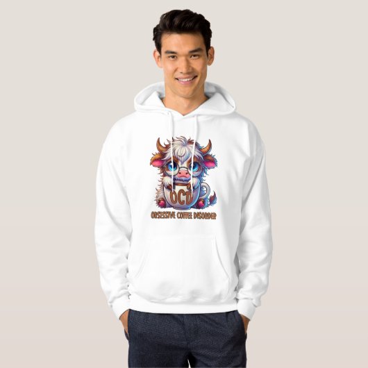 Obsessive Coffee Disorder  Hoodie (Voorkant volledig)