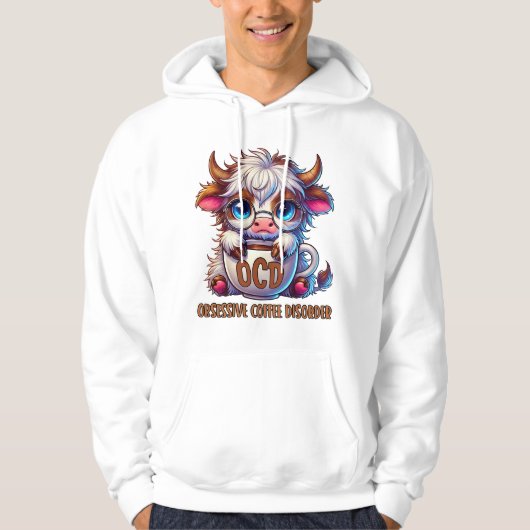 Obsessive Coffee Disorder  Hoodie (Voorkant)