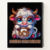 Obsessive Coffee Disorder Notitieboek (Achterkant)