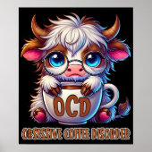 Obsessive Coffee Disorder Poster (Voorkant)