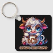 Obsessive Coffee Disorder Sleutelhanger (Voorkant)