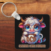 Obsessive Coffee Disorder Sleutelhanger (Voorkant)