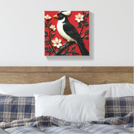 Obsidiaan en Ivorkvis Canvas Afdruk