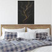 Obsidiaan gefluister canvas afdruk (Insitu (Slaapkamer))