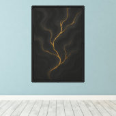 Obsidiaan gefluister canvas afdruk (Insitu (Houten vloer))