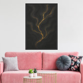 Obsidiaan gefluister canvas afdruk (Insitu (Woonkamer))