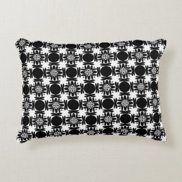 Obsidiaan Medaillon Accent Kussen
