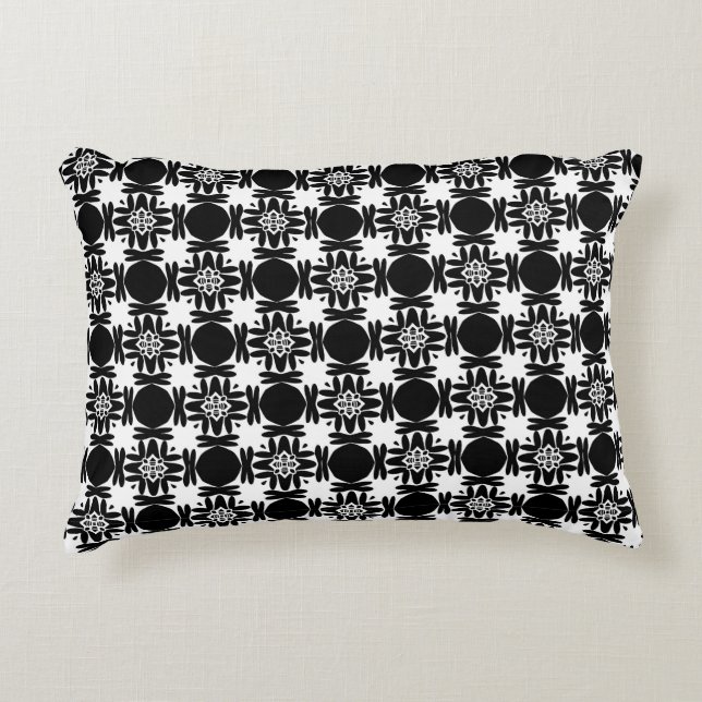 Obsidiaan Medaillon Accent Kussen (Voorkant)