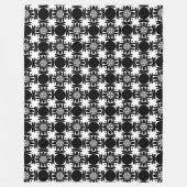 Obsidiaan Medaillon Fleece Deken (Voorkant)