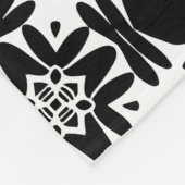 Obsidiaan Medaillon Fleece Deken (Hoek)