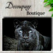 Obsidiaan oog decoupage tissuepapier