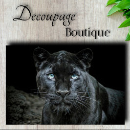 Obsidiaan oog decoupage tissuepapier