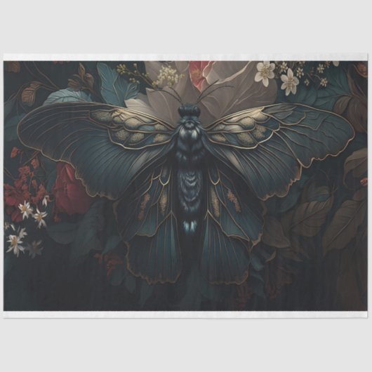 obsidiaanvlucht tissuepapier (Voorkant)