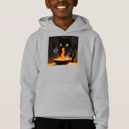 Obsidian Cat & Daring Mouse – Midnight Ramen Feast (Voorkant)