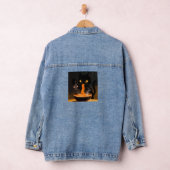 Obsidian Cat & Daring Mouse – Midnight Ramen Feast Denim Jacket (Hangar)