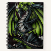 Obsidian Dragon Sketchbook Notitieboek (Voorkant)