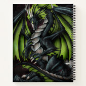 Obsidian Dragon Sketchbook Notitieboek (Achterkant)