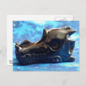 Obsidian Dragon Skull Briefkaart (Voorkant / Achterkant)