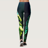 Obsidian Green Fantasy Leggings (Achterkant)