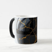 Obsidian Kintsugi Sphere Magische Mok (Voorkant links)