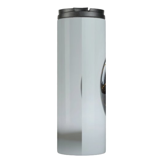 Obsidian Kintsugi Sphere Thermosbeker (Achterkant)