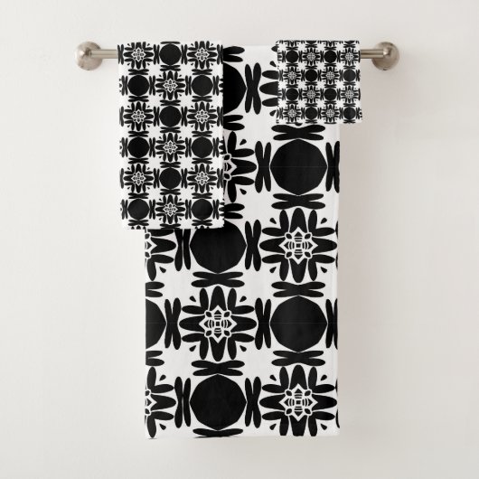 Obsidian Medaillon Bad Handdoek (Insitu)