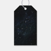 Obsidian Oracle Middernacht Elegantie Bruiloft Cadeaulabel (Achterkant)