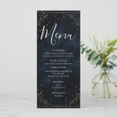 Obsidian Oracle Midnight Elegance Trouwmenu Menu (Staand voorkant)