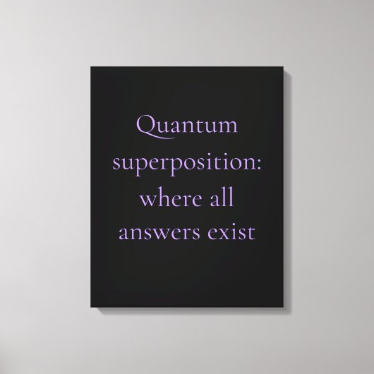 Obsidian Paarse Quantum Grafisch Canvas Afdruk (Voorkant)