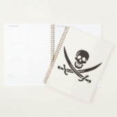 Obsidian schedel zwaarden Piratenvlag van Calico J Planner (Display)