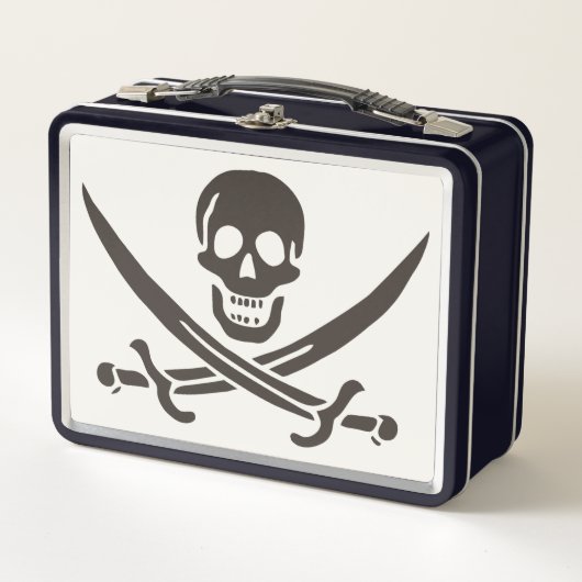 Obsidian Skull Swords Pirate flag of Calico Jack (Voorkant)