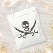Obsidian Skull Swords Pirate flag of Calico Jack Bedankzakje (Geknipt)