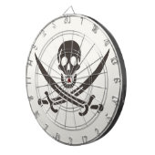 Obsidian Skull Swords Pirate flag of Calico Jack Dartbord (Voorkant Rechts)