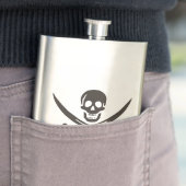 Obsidian Skull Swords Pirate flag of Calico Jack Flacon (Voorbeeld)