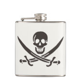 Obsidian Skull Swords Pirate flag of Calico Jack Heupfles (Voorkant)