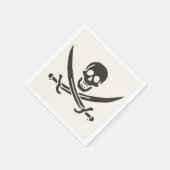 Obsidian Skull Swords Pirate flag of Calico Jack Servet (Hoek)