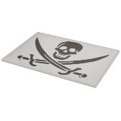 Obsidian Skull Swords Pirate flag of Calico Jack Snijplank (Hoek)