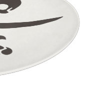 Obsidian Skull Swords Pirate flag of Calico Jack Snijplank (Hoek)