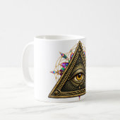 Obsidian Triad Eye Koffiemok (Voorkant links)