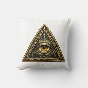 Obsidian Triad Eye Kussen