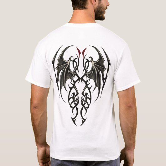 Obsidian Tribale Bewaker T-shirt (Achterkant)