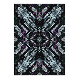 Obsidian Vault: Violet Shard Protocol Foto Afdruk