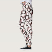 Obsidian Veil Leggings – Monochrome Cirkels (Links)